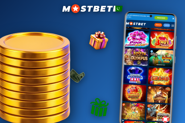 Mostbet com casino login screen with play for fun and play for real options highlighted