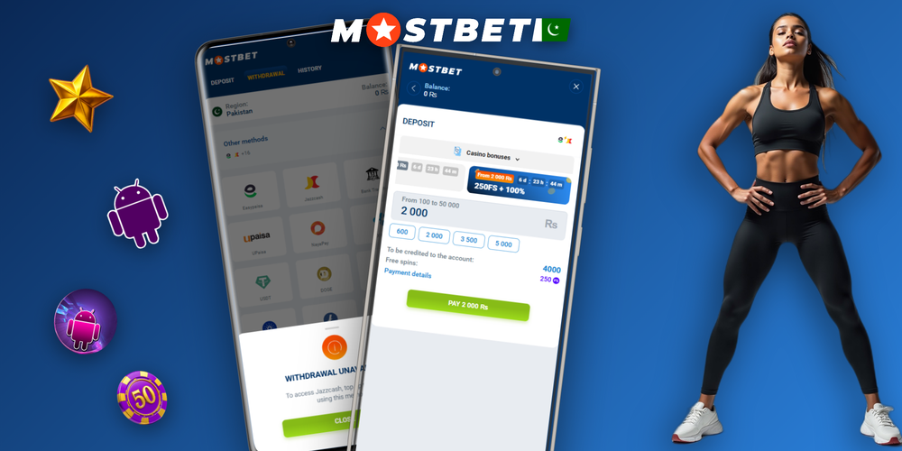 Mostbet how to withdrawal — three cashier steps shown on mobile from method to confirmation